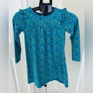 Tea Collection Girls Long Sleeve Mighty Mini Dress size 10